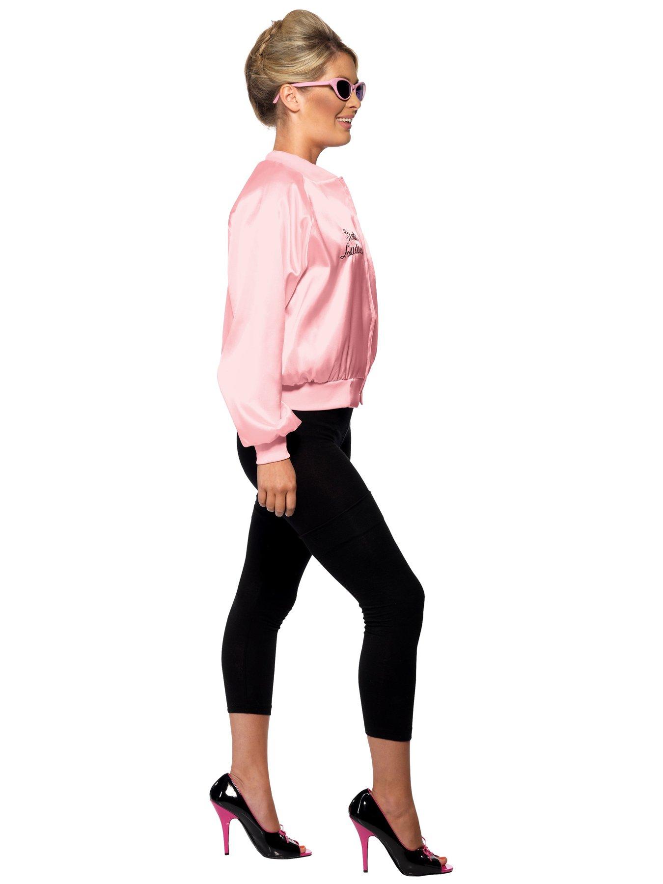 Pink ladies satin clearance jacket