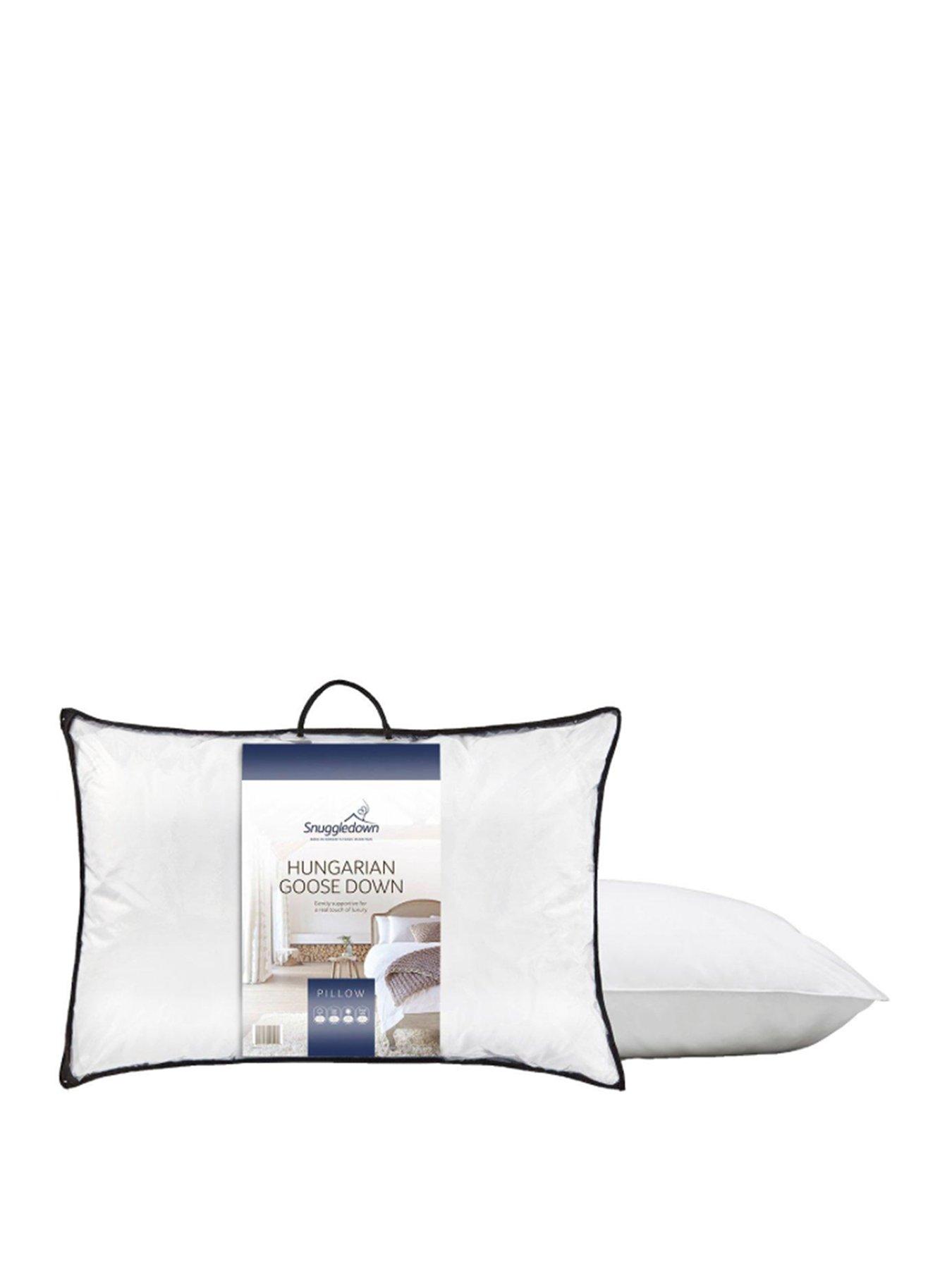 undefined Hungarian Goose Down Pillow - White