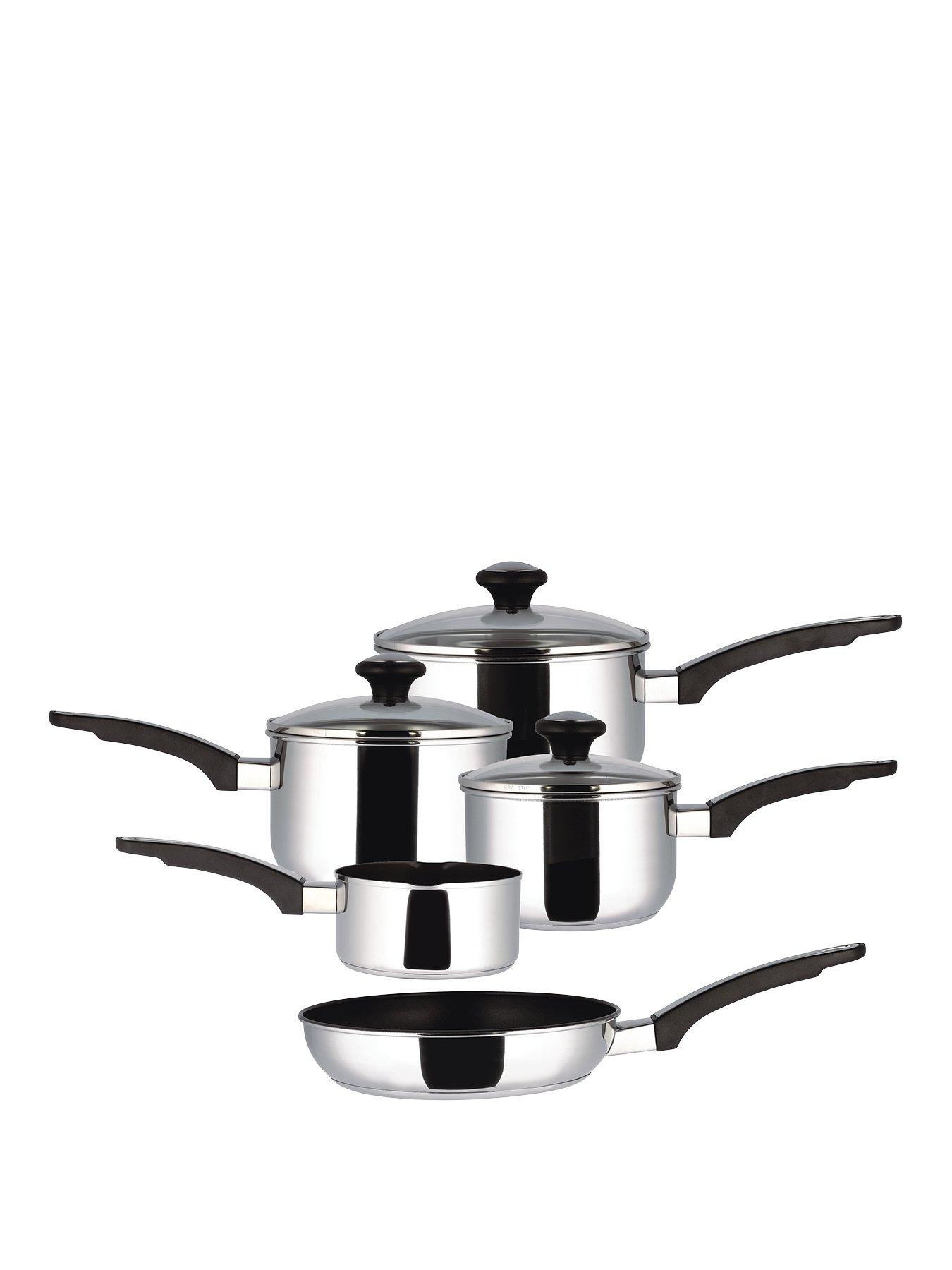 Prestige Everyday Stainless Steel 5-Piece Pan Set