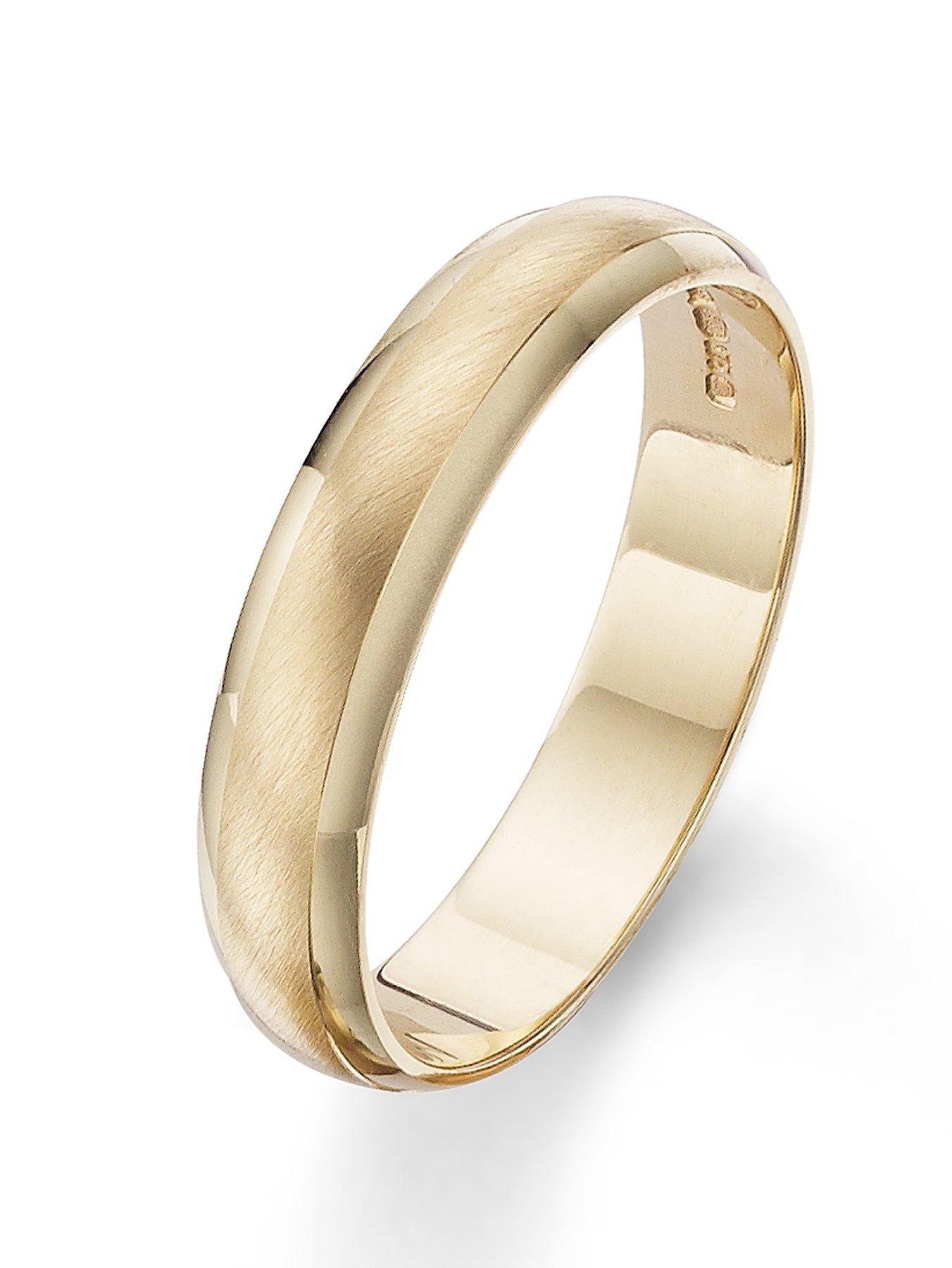 9 carat gold on sale wedding band