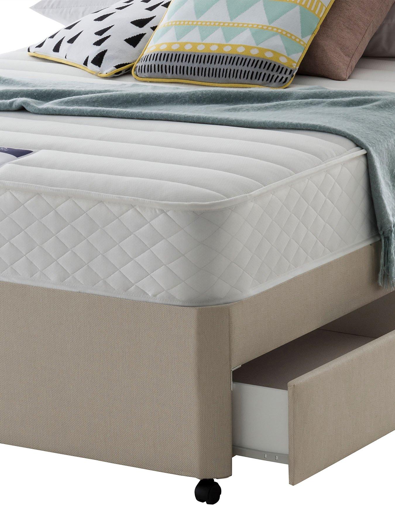 Image 5 of 7 of Silentnight Celine Memory Miracoil Sprung Mattress and Divan Base Bed Set (Headboard sold separately)