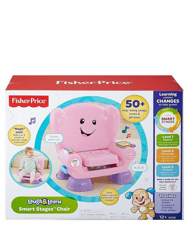 Image 5 of 5 of Fisher-Price Laugh &amp; Learn Smart Stages Chair - Pink