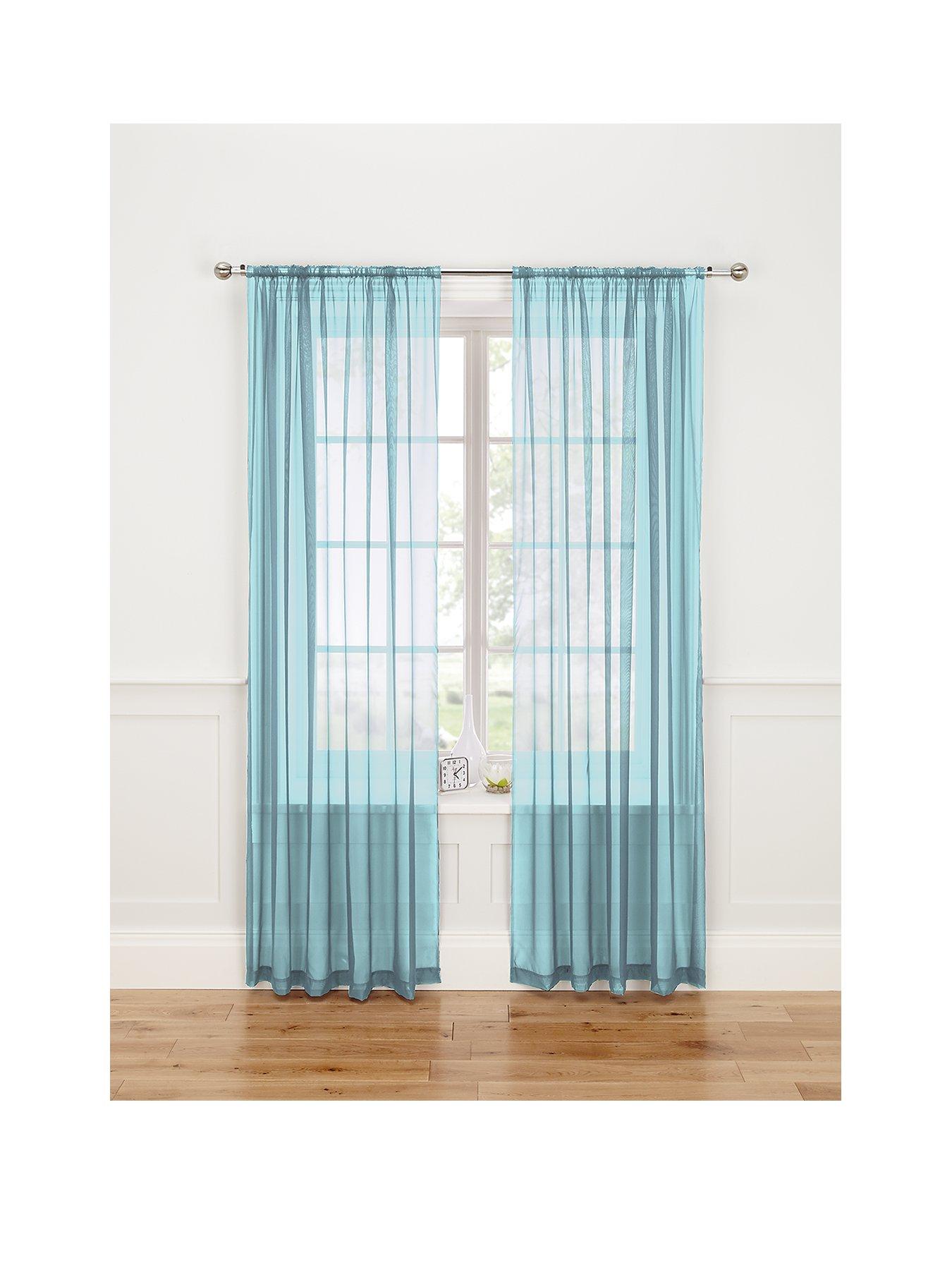 Image 1 of 1 of Plain Dye Unlined Slot Top Voile