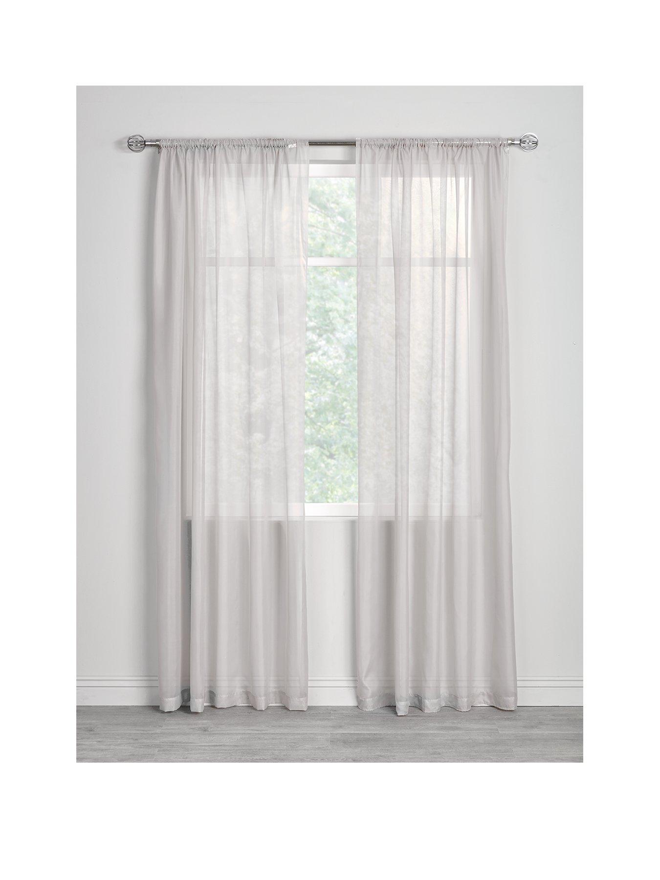 undefined Plain Dye Unlined Slot Top Voile