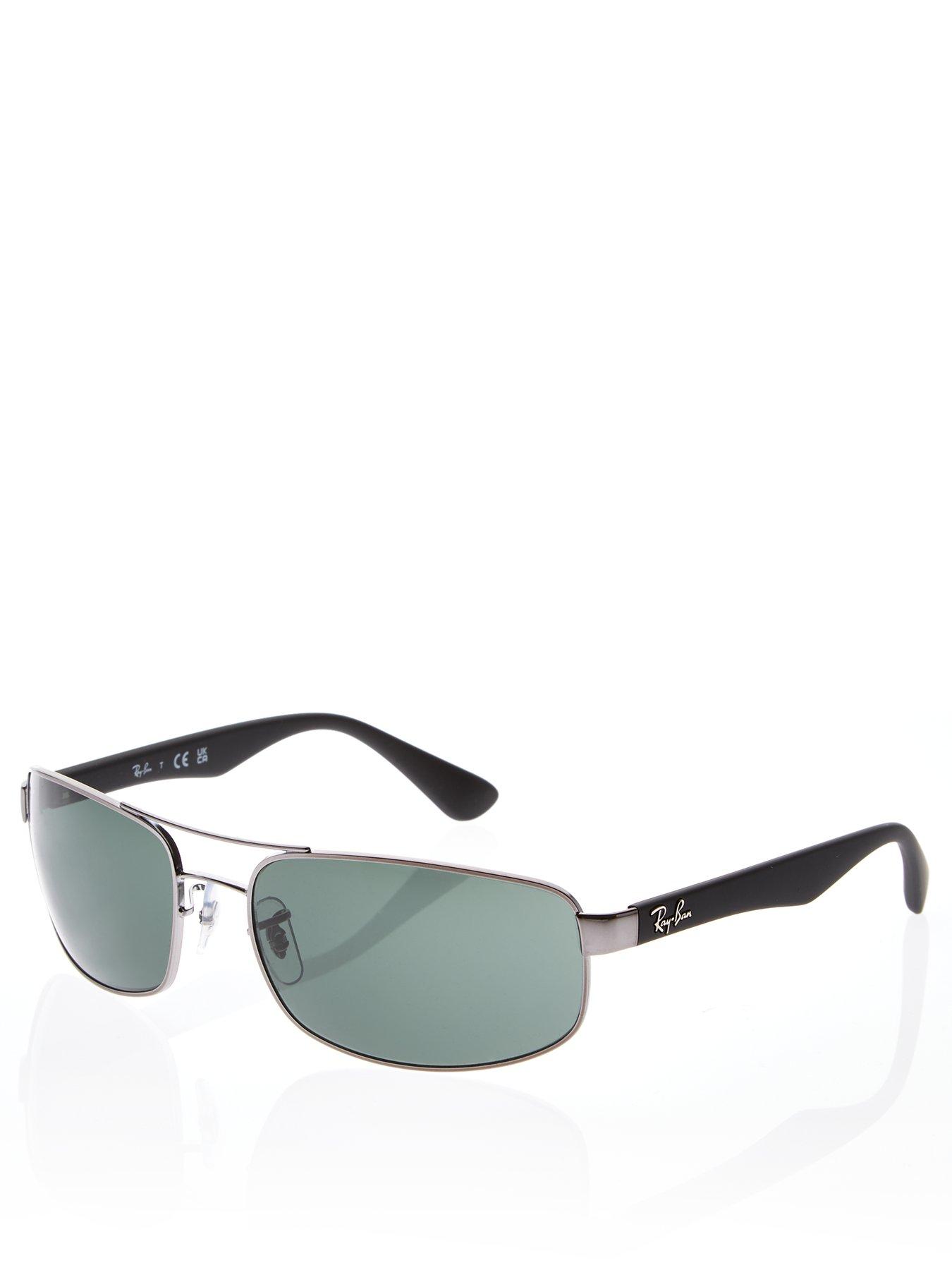 Ray-Ban Rectangle Sunglasses - Grey | very.co.uk