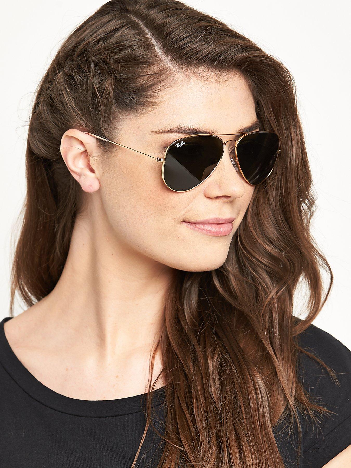 Ray-Ban Aviator Sunglasses - Gold 