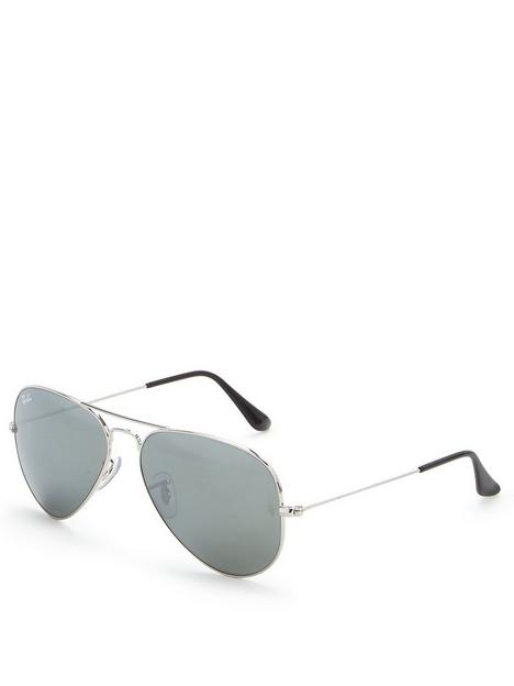 ray-ban-aviator-sunglasses-silver