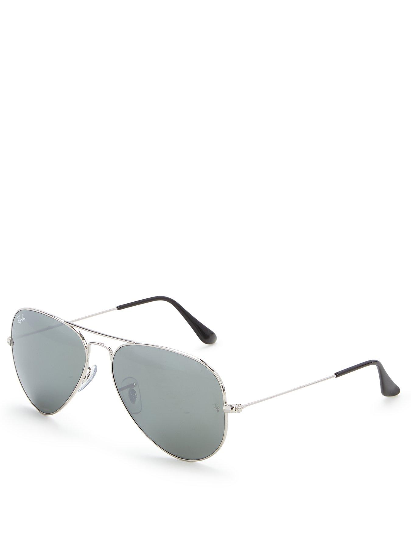 Silver aviator sunglasses online