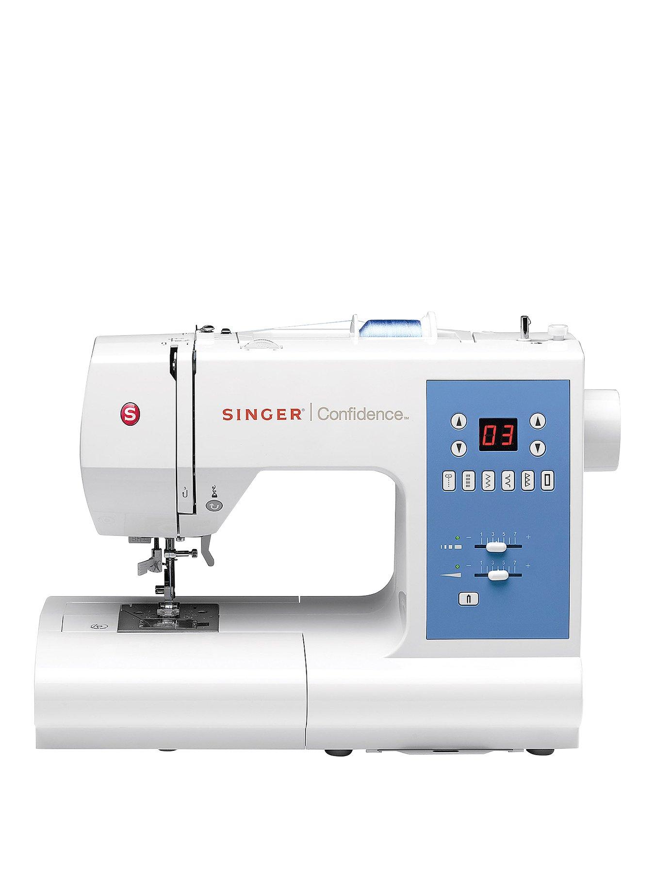 Product photograph of Singer 7465 Confidence Sewing Machine from very.co.uk