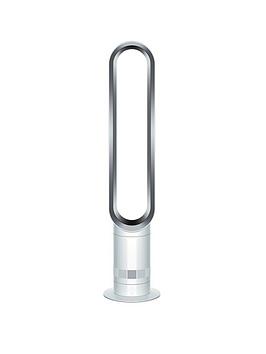 Product photograph of Dyson Cool Trade Am07 Tower Fan - White Silver from very.co.uk