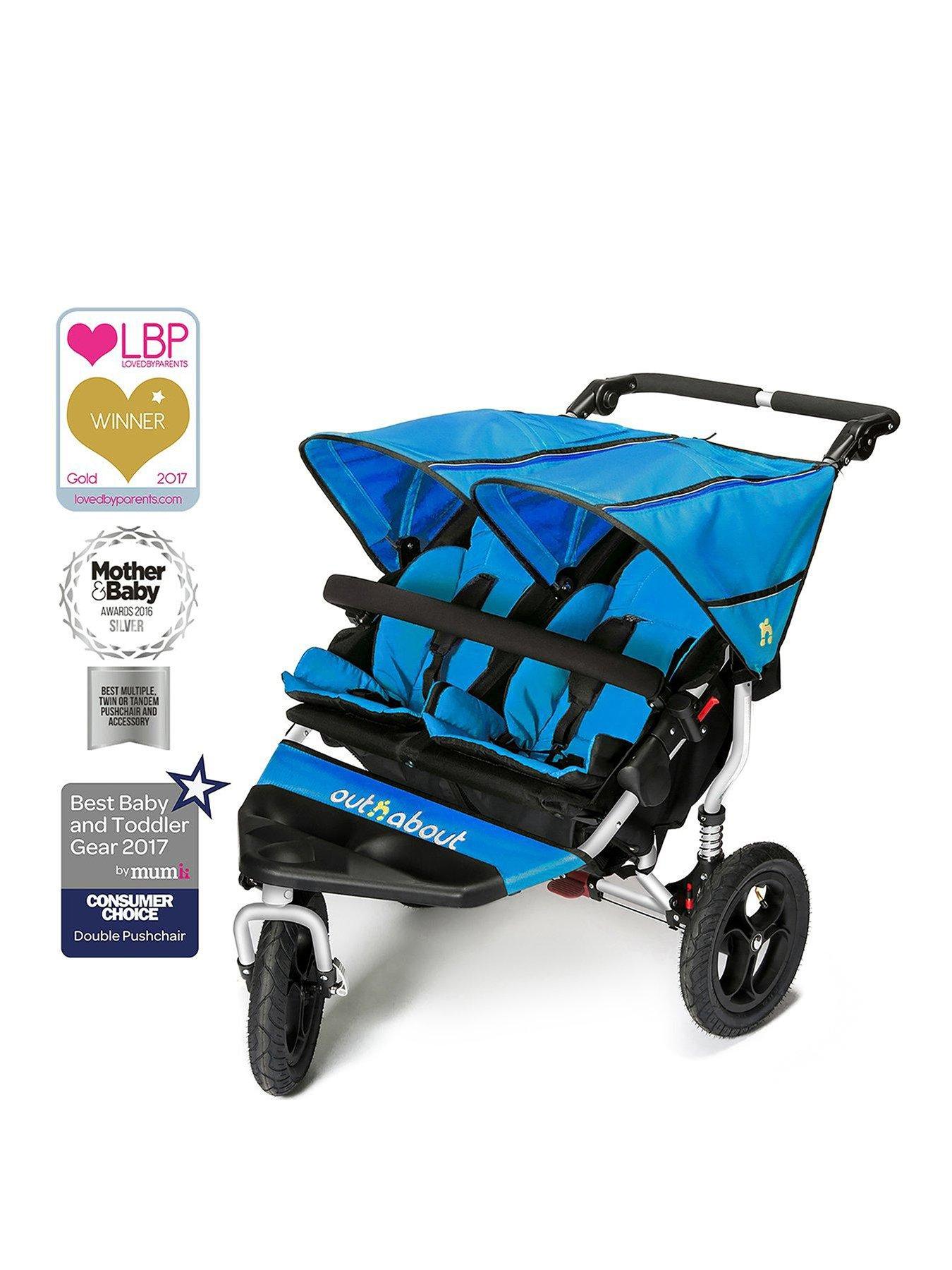 out n about nipper double 360 v4 stroller