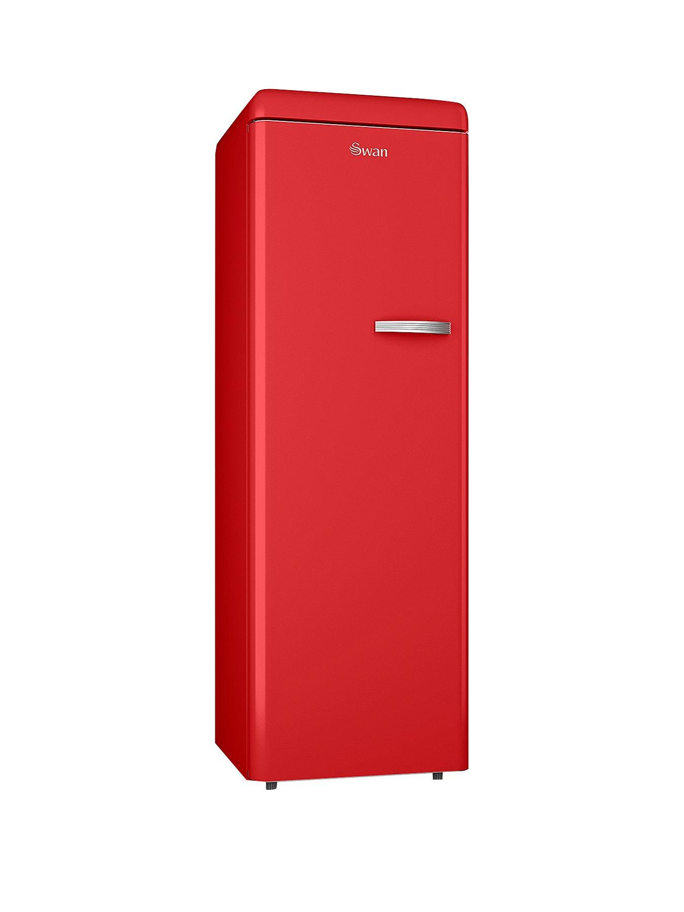 Swan Sr11040 60Cm Retro Tall Freezer – Red