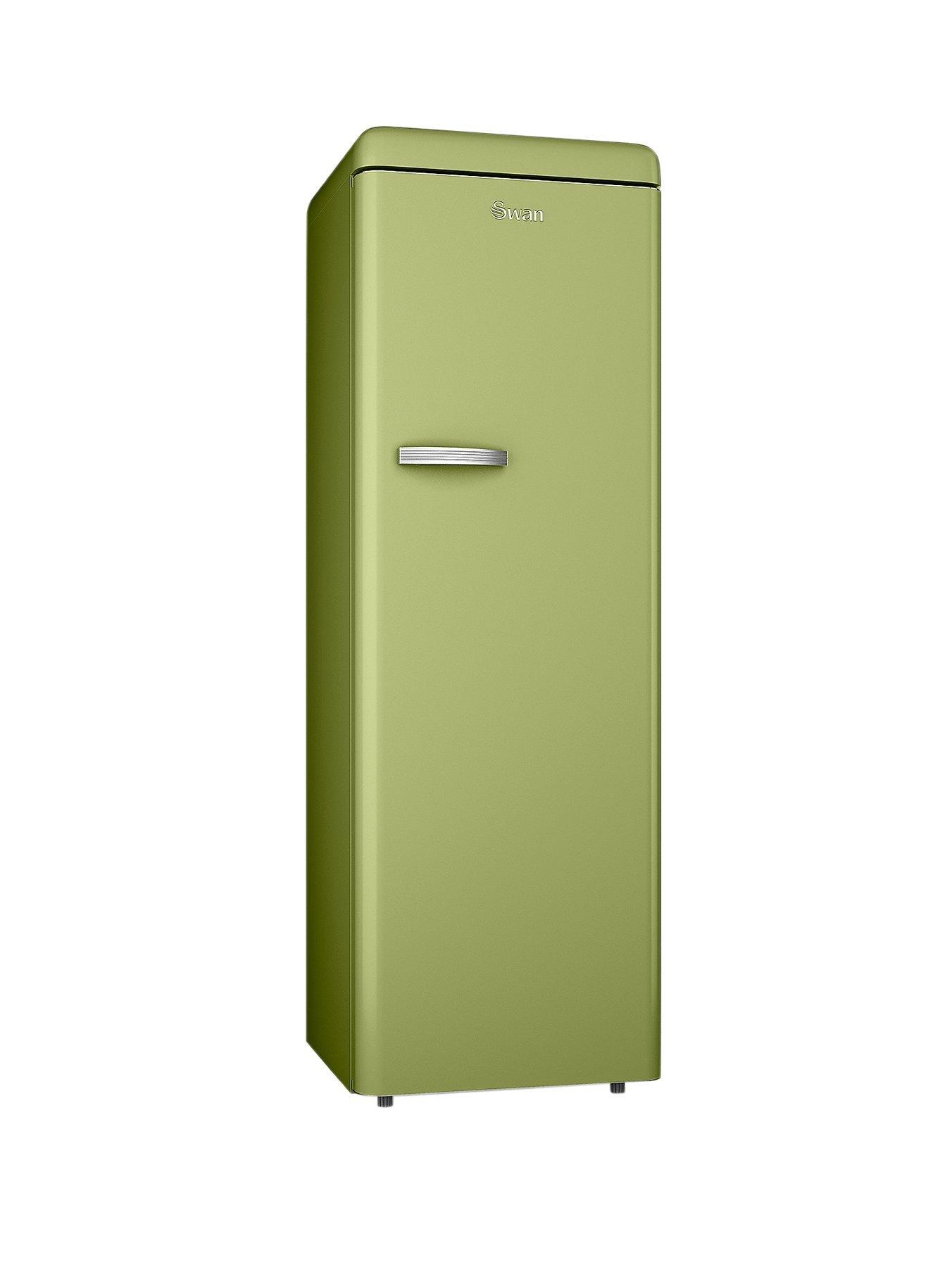 Swan Sr11050 60Cm Retro Tall Larder Fridge – Green