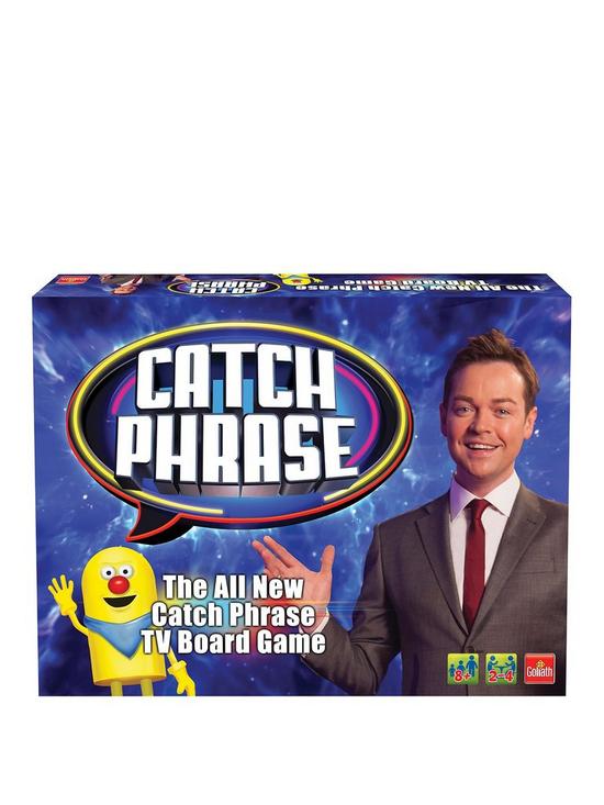 front image of goliath-catch-phrases-board-game