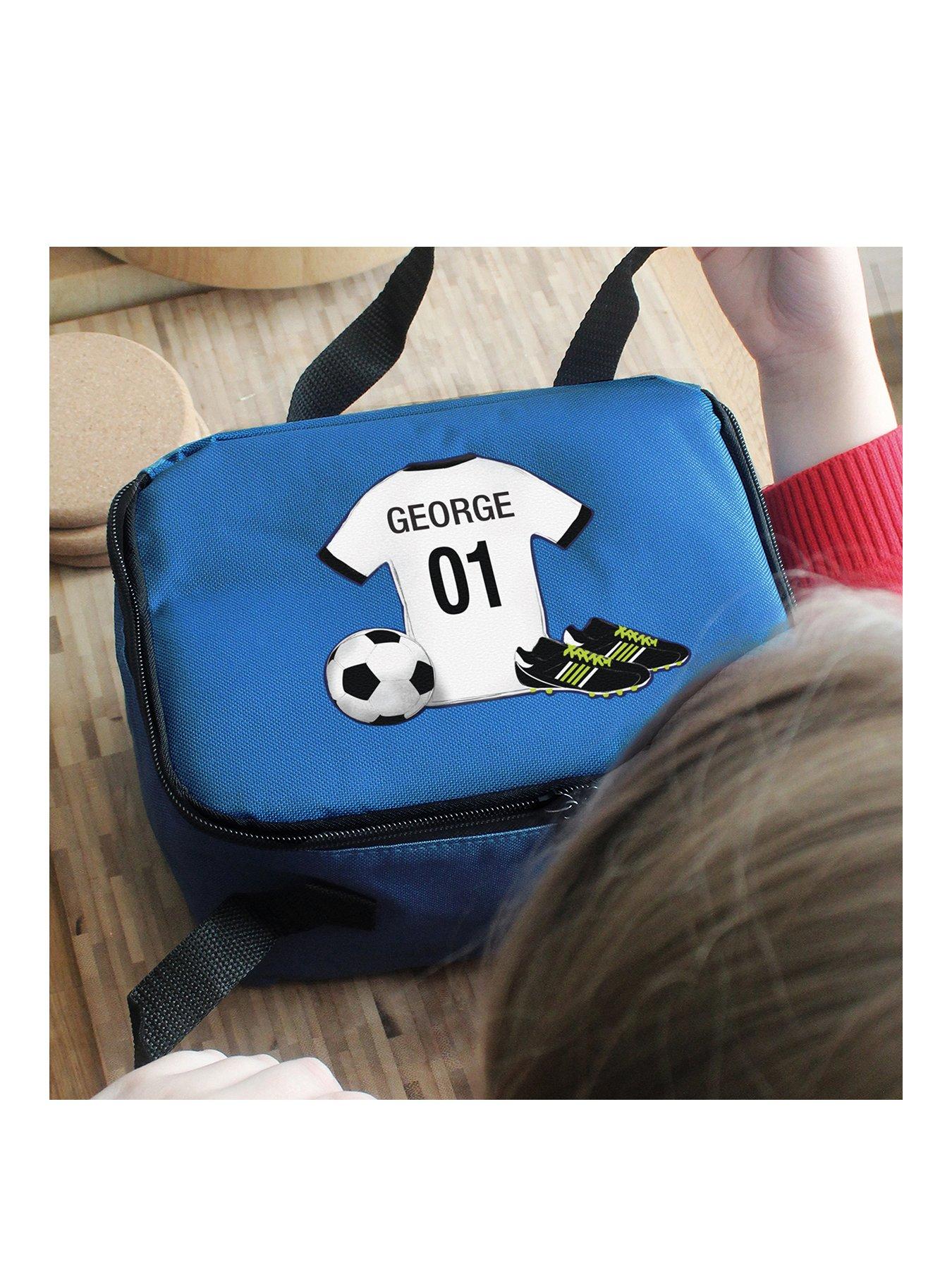 The Personalised Memento Company Personalised Football Lunch Bag