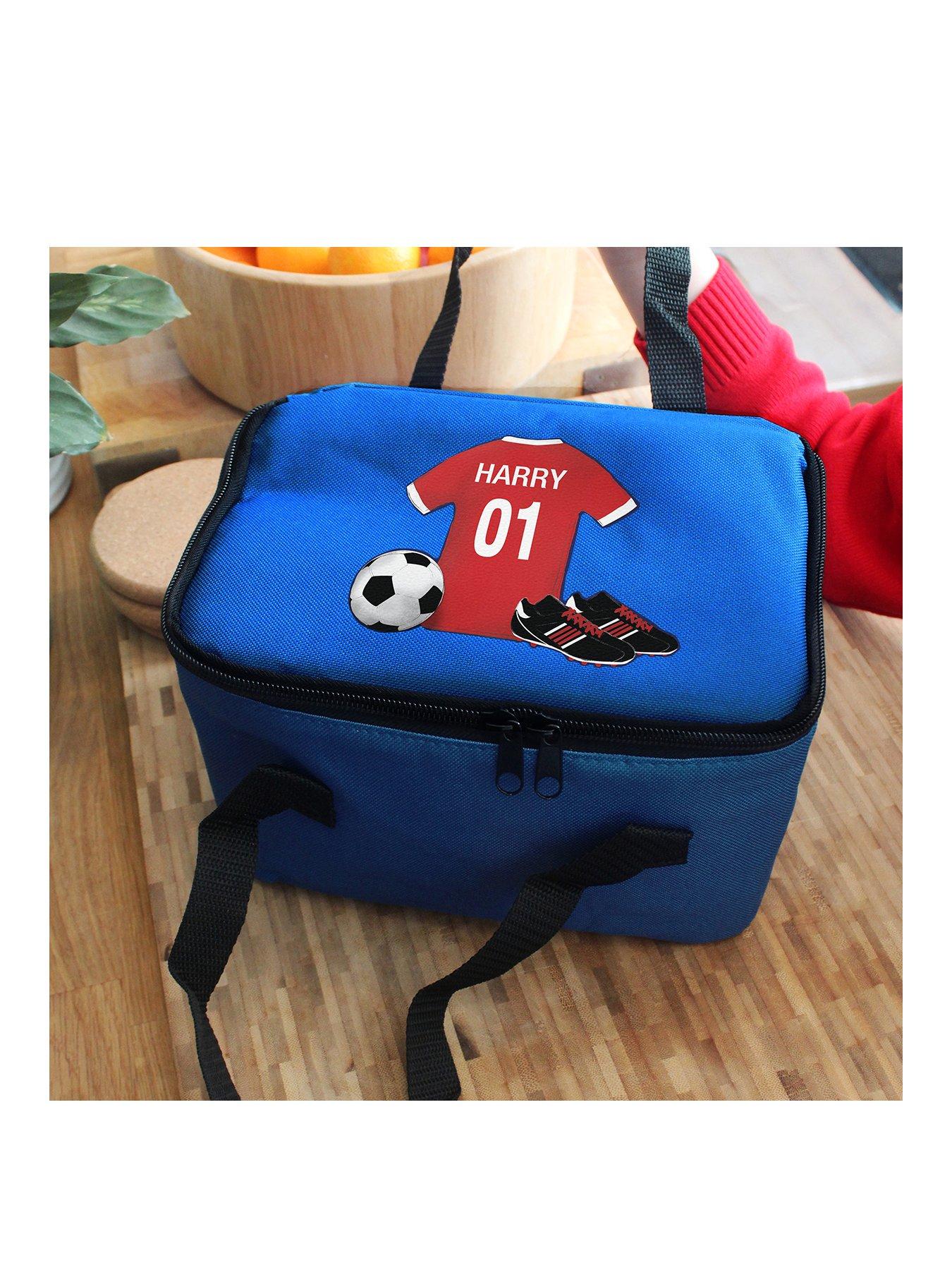 undefined Personalised Football Lunch Bag