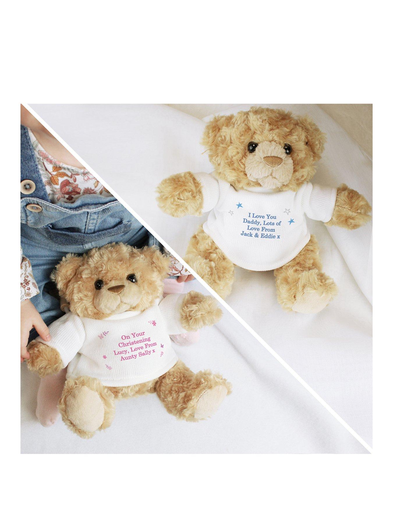 The Personalised Memento Company Personalised Message Teddy