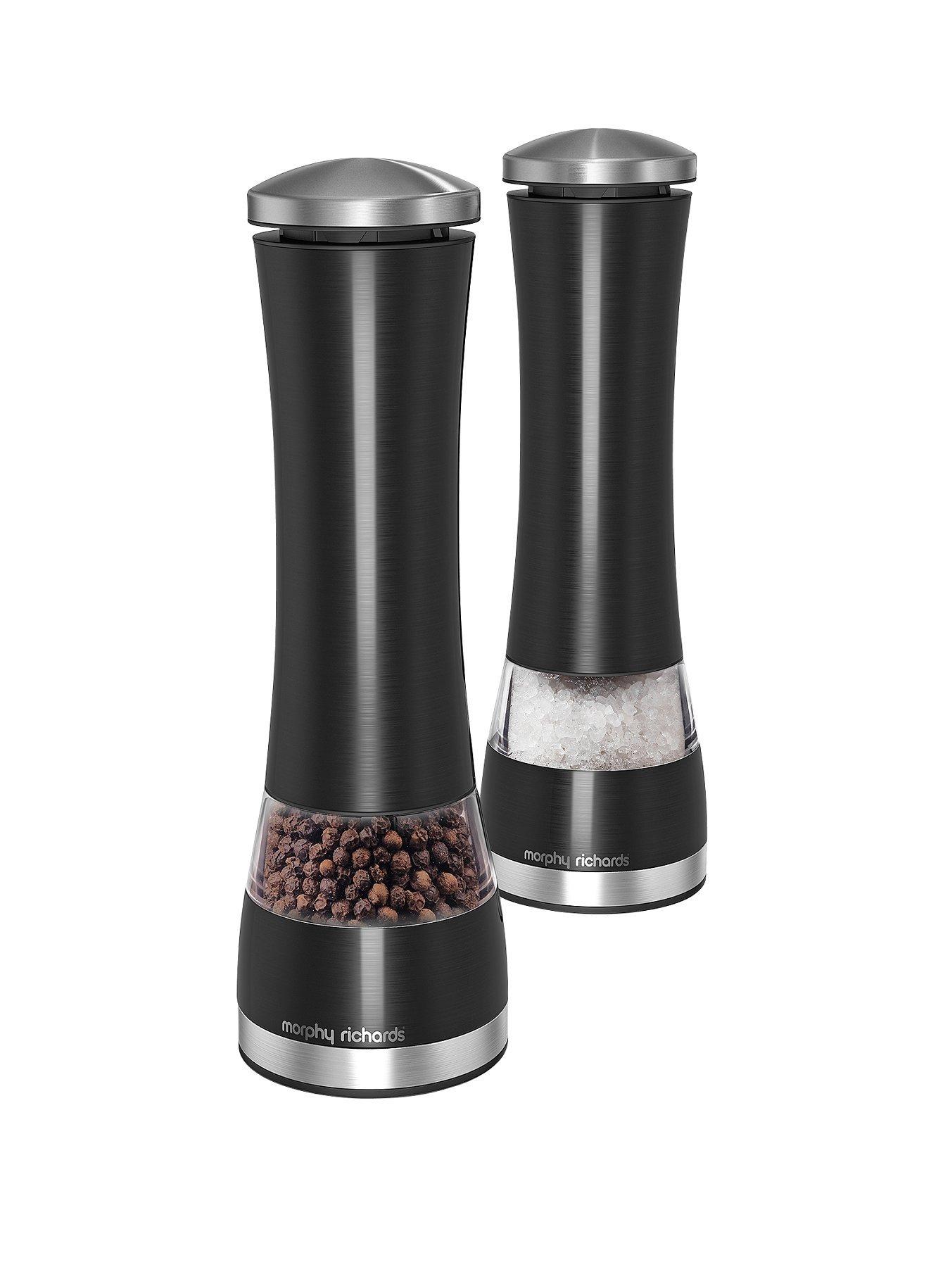 Black salt and pepper grinders new arrivals