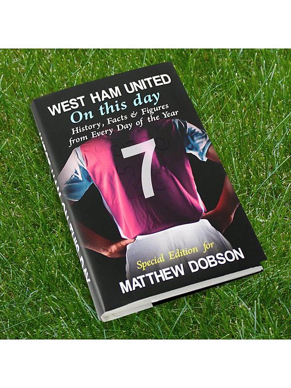 Image 6 of 6 of The Personalised Memento Company Personalised On This Day Football Book