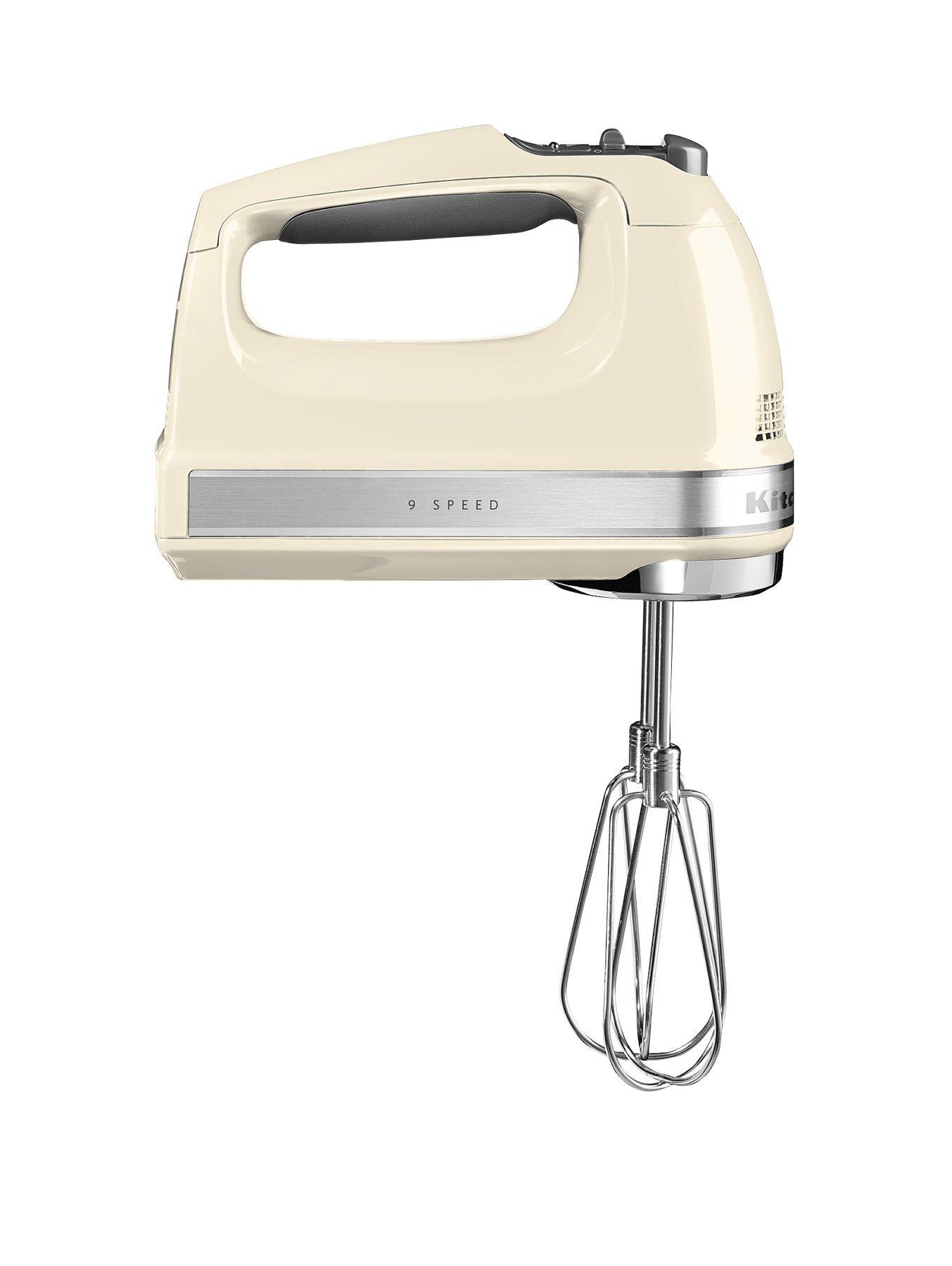 Product photograph of Kitchenaid 5khm9212bac Hand Mixer - Cream from very.co.uk