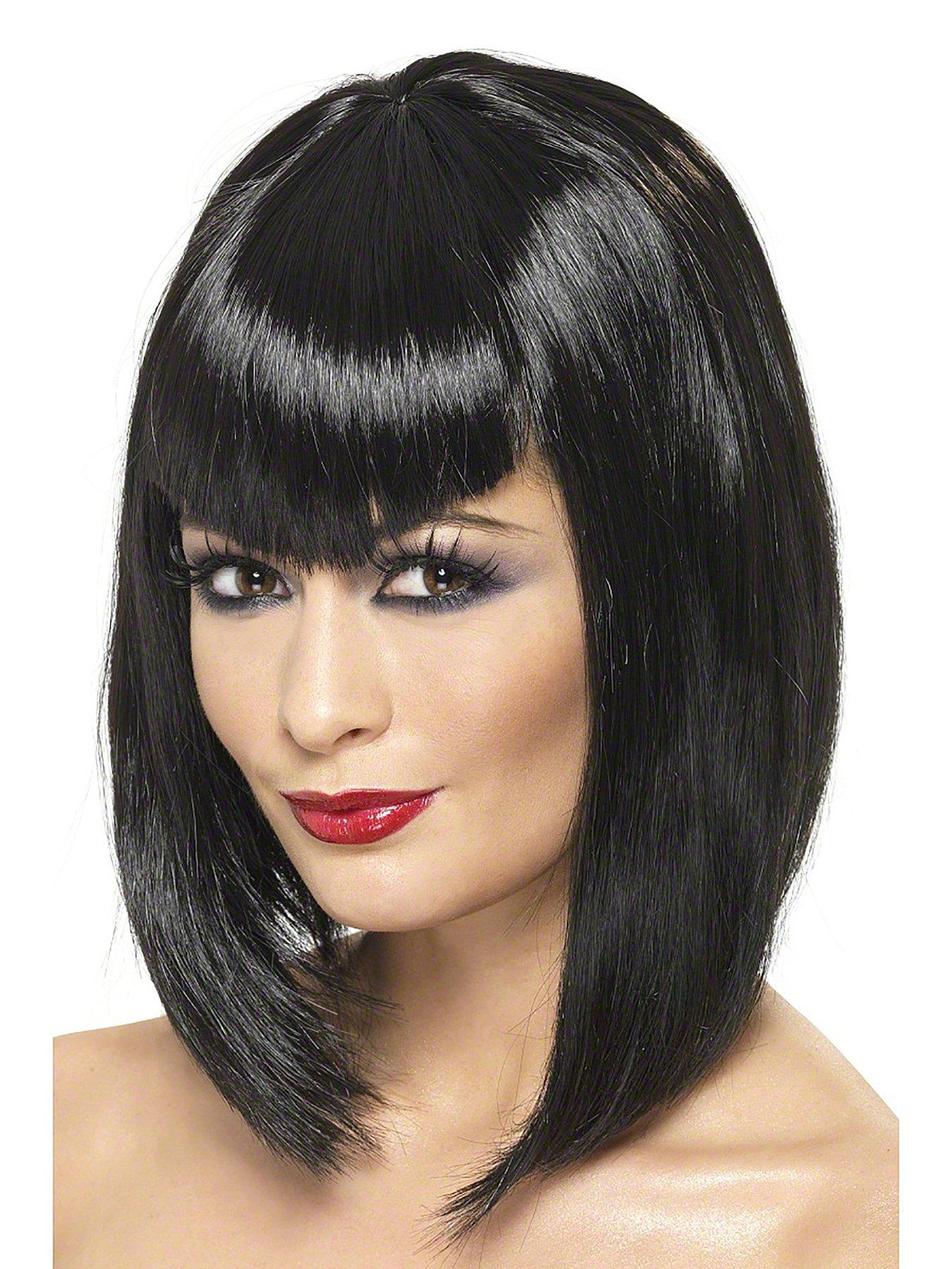 Short black wig uk hotsell