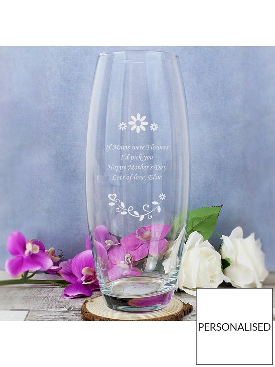 stillFront image of the-personalised-memento-company-personalised-floral-design-barrel-vase