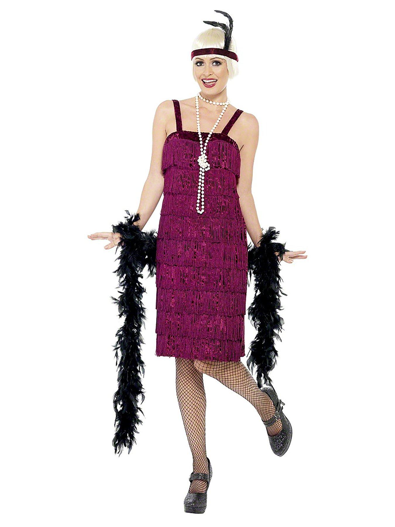 Purple 1920's Flapper - Adult Costume | very.co.uk