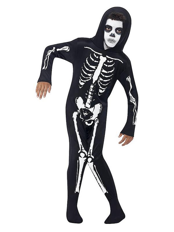 Boys Skeleton Costume Child Haunted House Halloween Fancy Dress Kids Outfit Clothing Boys Clothing Costumes 