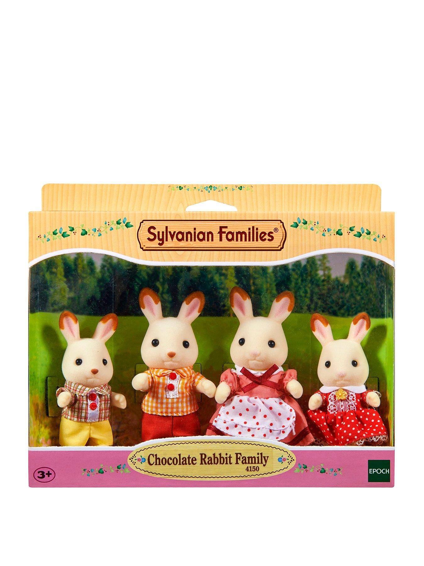 chocolate rabbit family