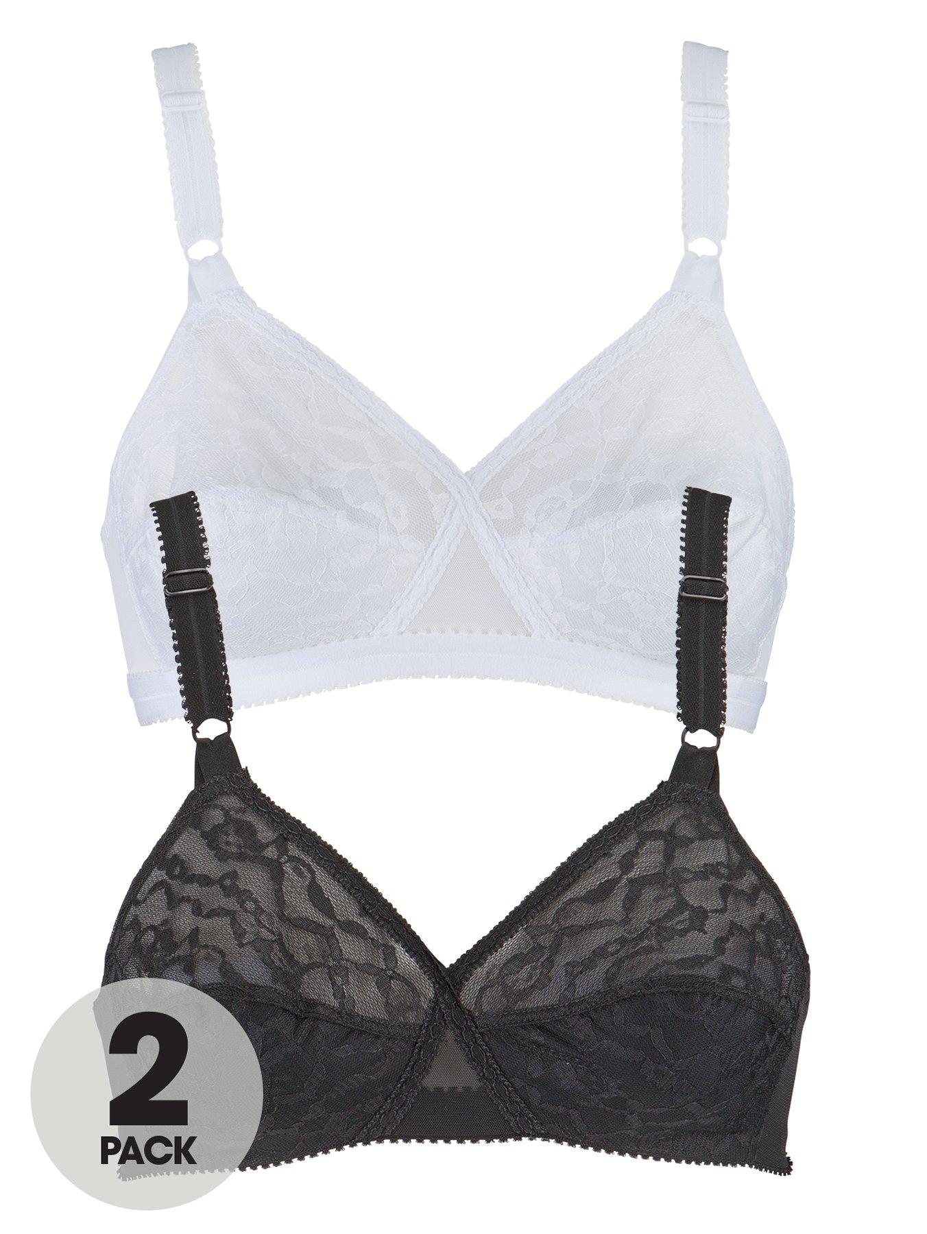 Pack of 2 Playtex Cross Your Heart Lace Bras - Bra 