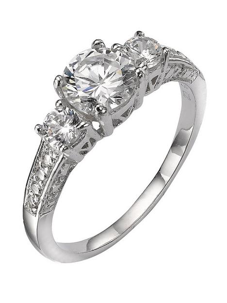 the-love-silver-collection-sterling-silver-white-cubic-zirconia-trilogy-dress-ring