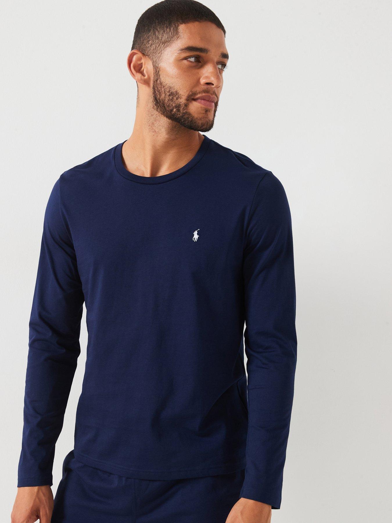 undefined Long Sleeved Lounge T-Shirt - Navy