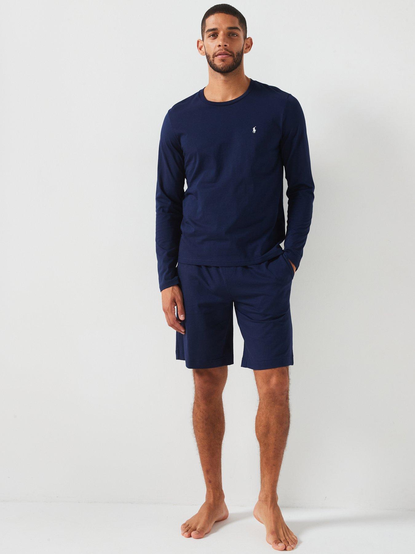 Image 3 of 4 of Polo Ralph Lauren Long Sleeved Lounge T-Shirt - Navy