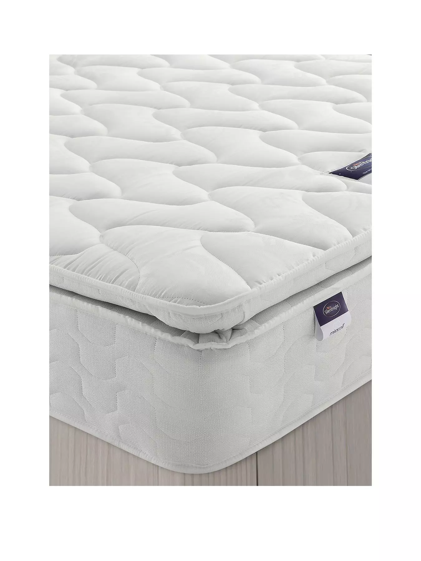 Silentnight Miracoil Sprung Pippa Ultimate Pillowtop Mattress Firm Very Co Uk