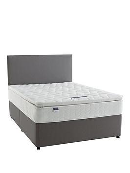 Product photograph of Silentnight Pippa Ultimate Pillowtop Divan Bed With Storage Options Headboard Not Included from very.co.uk