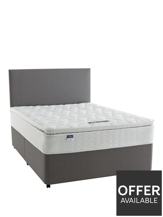 front image of silentnight-pippa-ultimate-pillowtop-divan-bed-with-storage-options-headboard-not-included