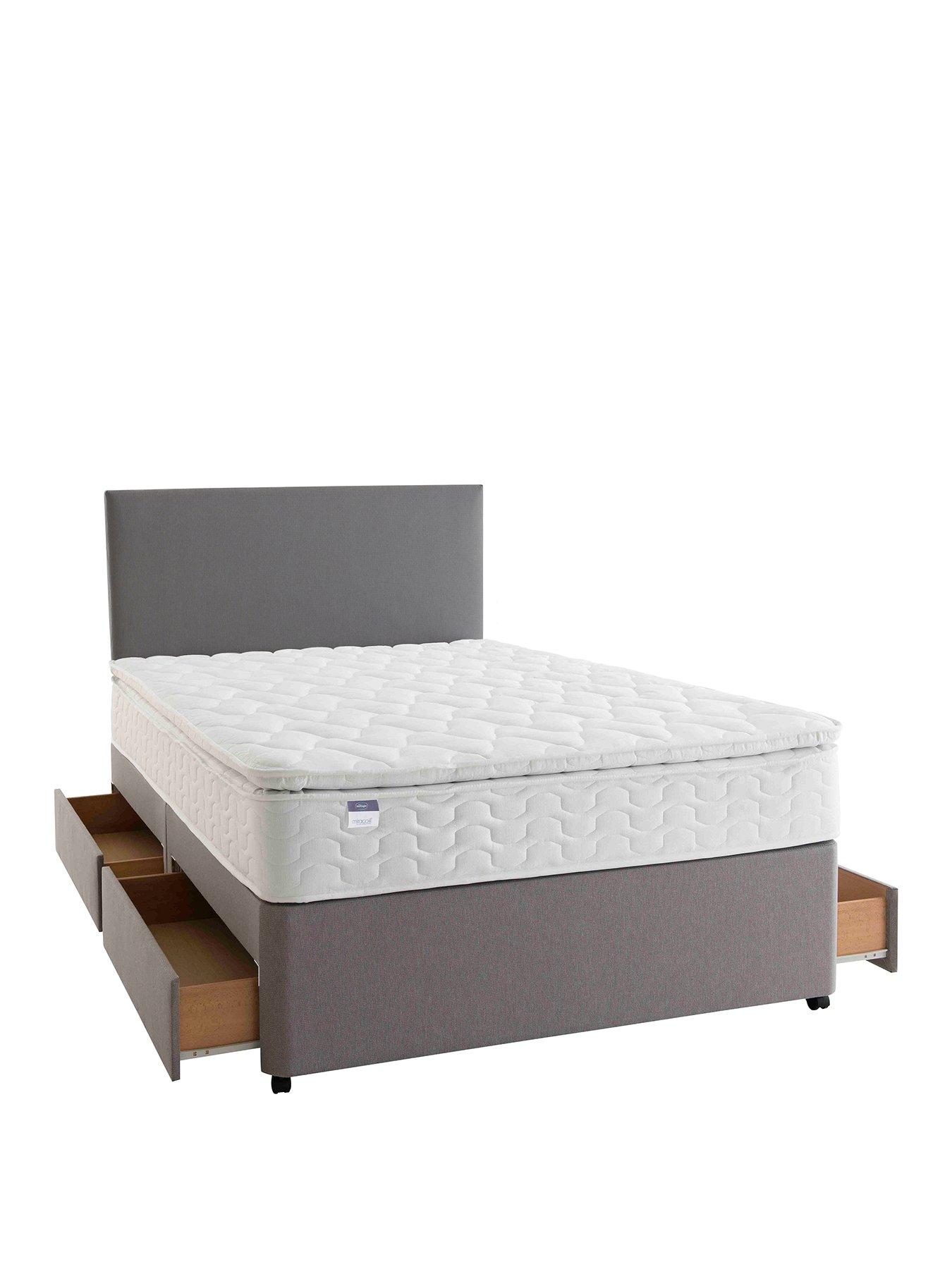 Image 2 of 8 of Silentnight Miracoil&nbsp;Pillowtop Divan Bed with Storage Options - Firm