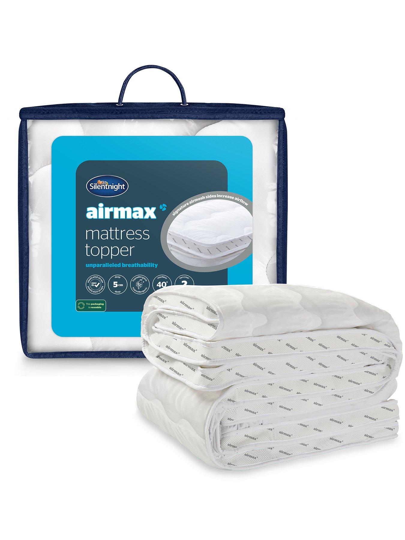 undefined Airmax 500 5 cm Dual Layer Mattress Topper - White