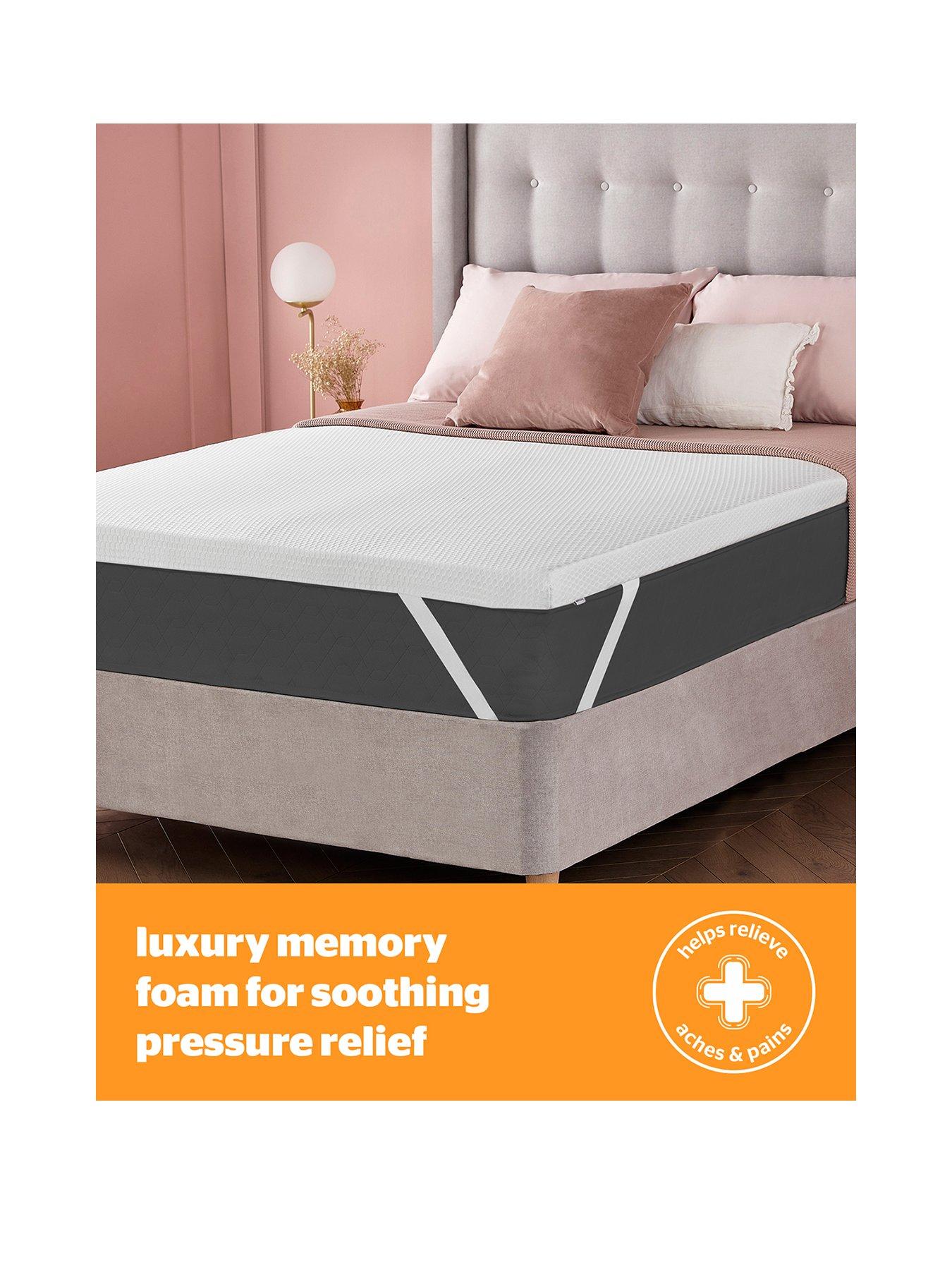 Image 2 of 3 of Silentnight Impress 5&nbsp;cm Memory Foam Mattress Topper - White