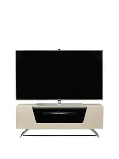 Alphason Chromium TV Stand - fits up to 46 inch TV - Ivory