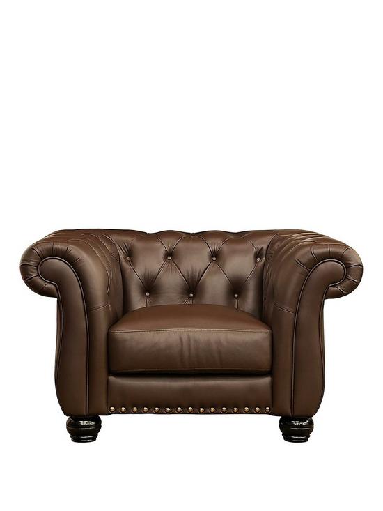 front image of very-home-bakerfield-leather-armchair