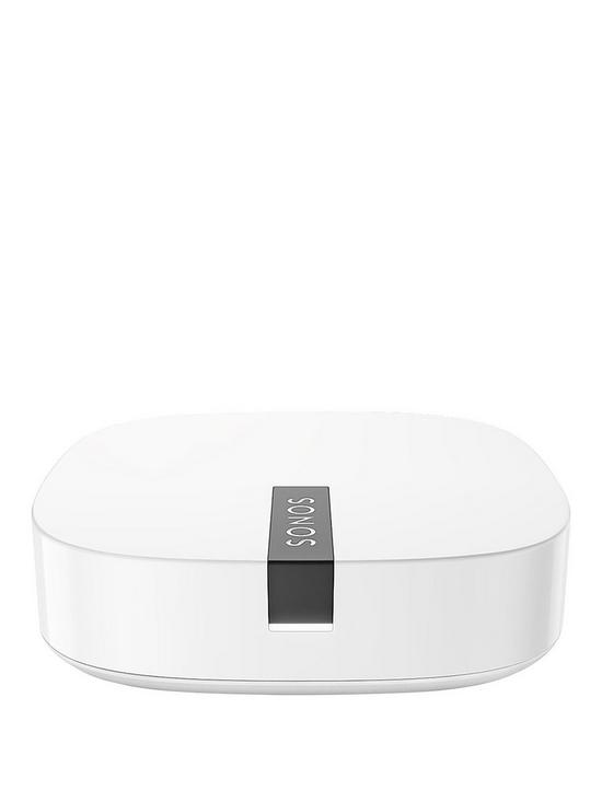 front image of sonos-boost-white