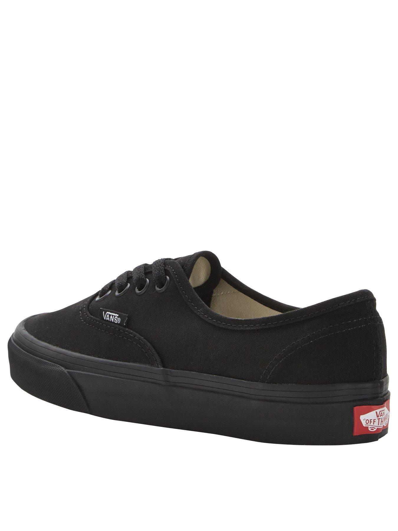 Black classic vans mens sale