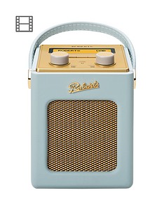 Roberts Mini Revival DAB/DAB+/FM Digital Radio - Duck Egg Blue