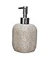  image of aqualona-sandstone-3-pack-lotion-bottle-tumbler-and-soap-dish
