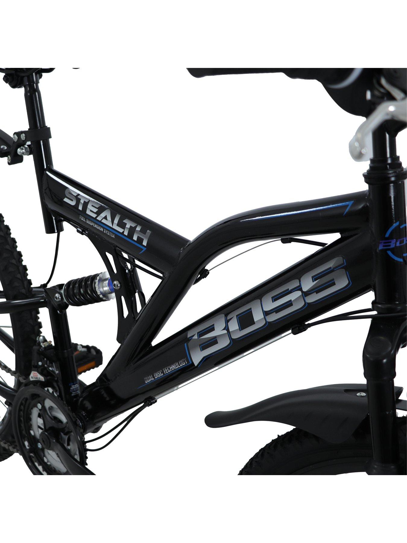 Boss Cycles Stealth Mens Full Suspension Mountain Bike Very