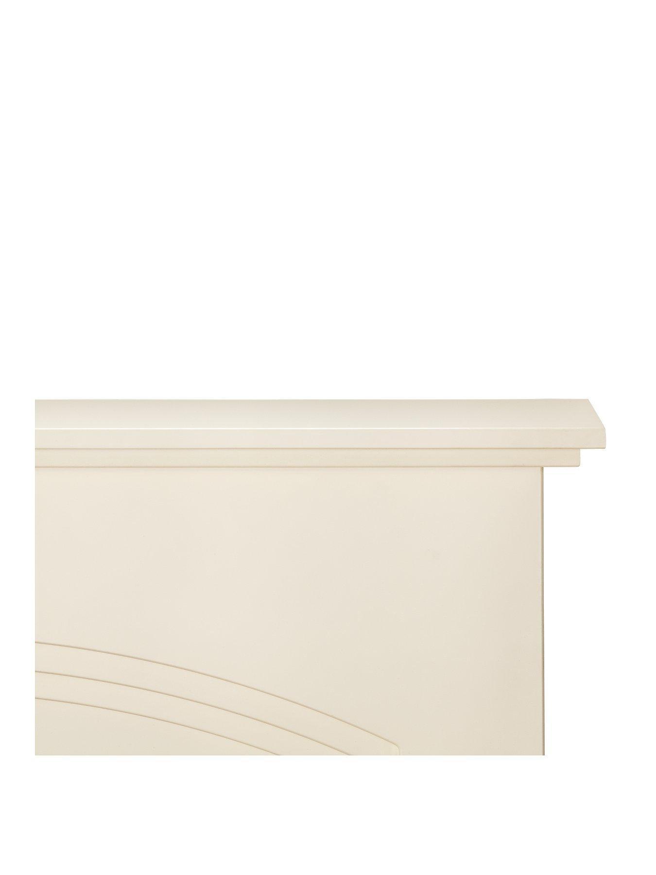 Image 3 of 4 of Adam Fires & Fireplaces Truro Electric Fireplace Suite With Brass Inset Fire