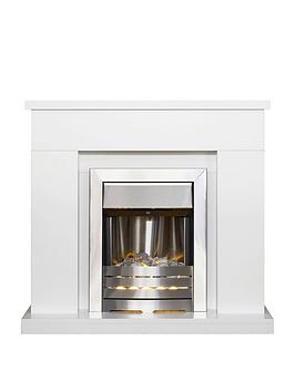 Product photograph of Adam Fires Fireplaces Lomond Electric Fireplace Suite from very.co.uk
