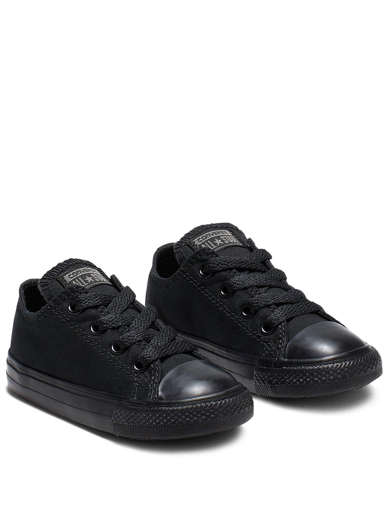 size 4 all black converse