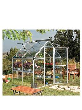 Canopia By Palram Harmony 6 X 4Ft Greenhouse - Silver